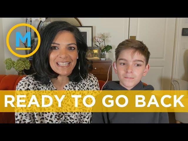 Our host's son shares how he is feeling about going back to school | Your Morning