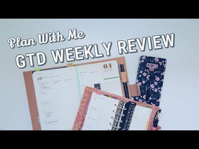 GTD Weekly Review (Functional Plan with Me) | Moleskine Weekly + Moterm A7 Pocket Rings