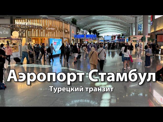 Транзит через аэропорт СТАМБУЛ НОВЫЙ (IST) Турция | Пересадка с прохождением паспортного контроля