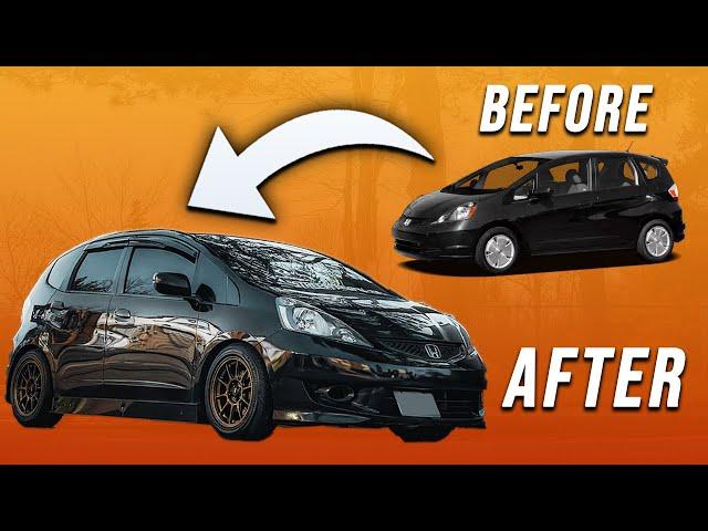 Amazing Honda Fit Transformation / Family Car to Weekend Warrior!