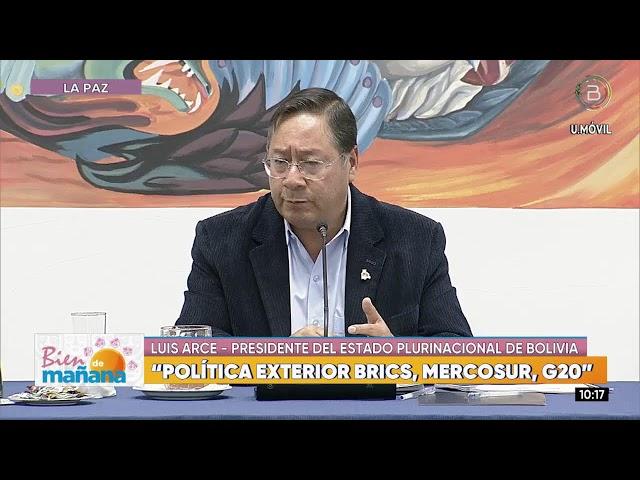 Conferencia de prensa - Presidente Luis Arce