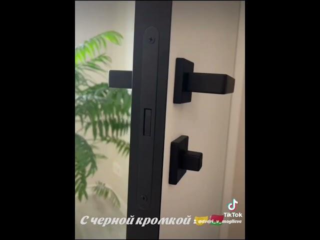 Изготовление дверей с чёрной кромкой изготовление нестандартных размеров, установка.#межкомнатные