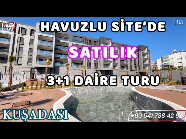 Akıllı Sistem Yerden Isıtma (Doğalgazlı) Havuzlu Sitede Satılık Daire Turu Kuşadası