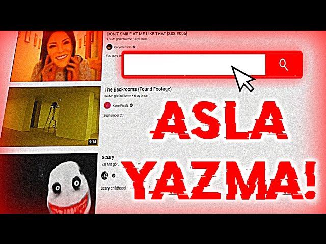 YOUTUBE'da ASLA ARATMAMANIZ GEREKEN ŞEYLER! 