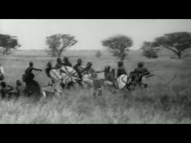 The Maasai Morans Killing a Lion