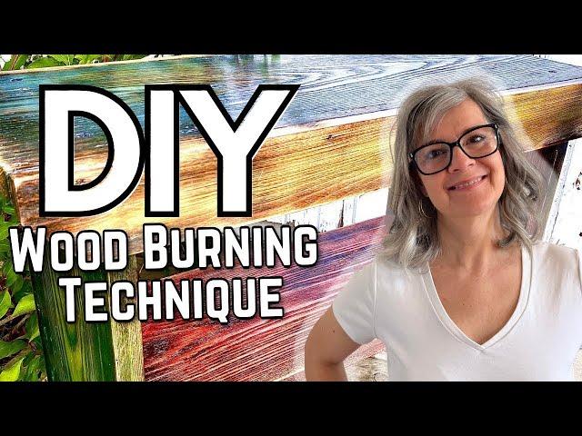 Wood Burning Techniques for Furniture Upcycling / A Beginner's Tutorial