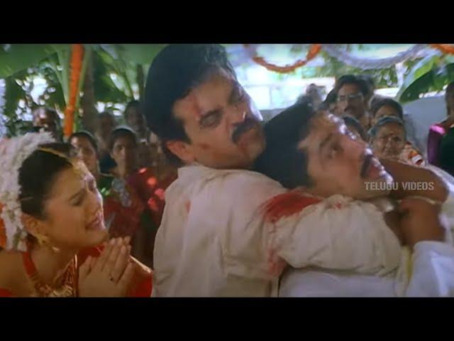 Venkatesh And Preity Zinta Emotional Climax Scene | Telugu Videos