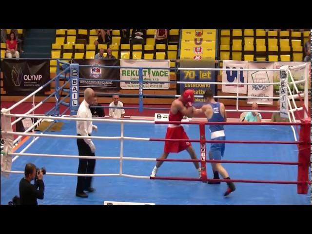 Usti 2017 1/2 - 75 kg: Bartosz Gołębiewski vs Milos Bartl