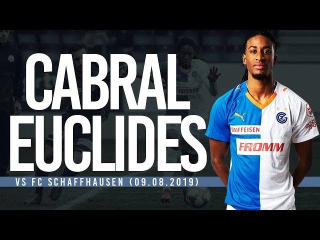 Euclides Cabral ● Swiss Challenge League ● Grasshopper Club Zürich - FC Schaffhausen (09.08.2019)