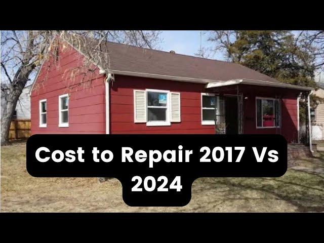 Cost to Repair Houses in 2024/2025 vs 2017