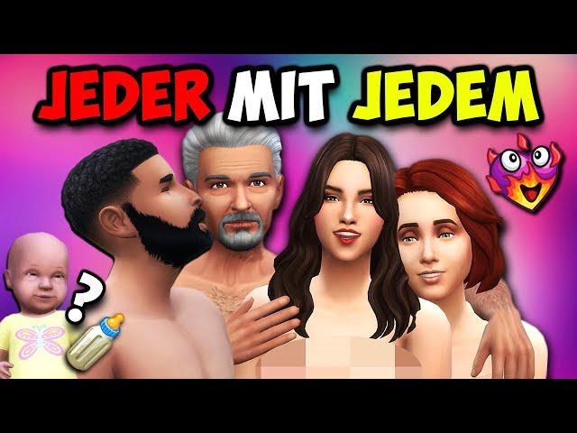 1 Haus, 8 Sims & 0 Regeln ODER wildestes Video, das ich JEMALS hochgeladen habe lol :') Nesmeralda