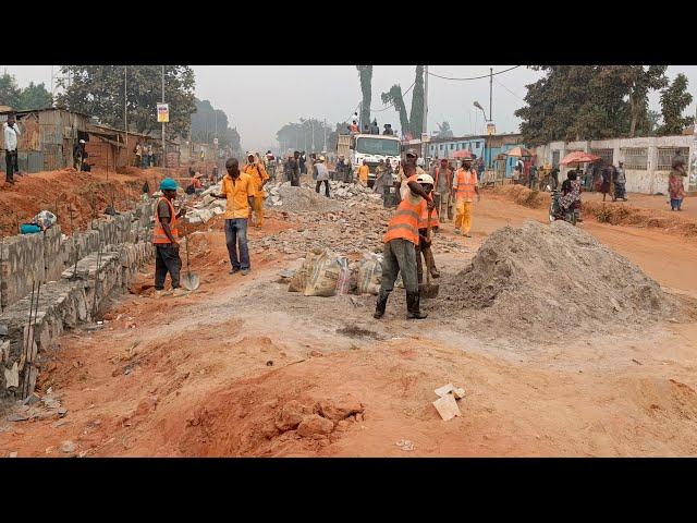 Route Mbuji-Mayi-Kananga les travaux avancent vite dans 2 semaines.