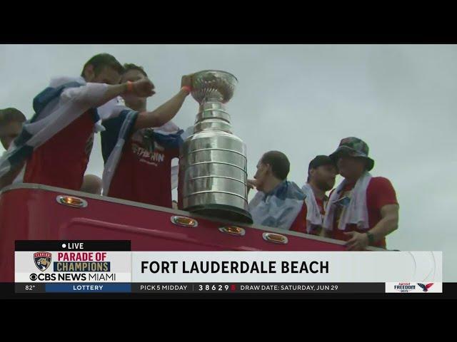 Florida Panthers' Parade of Champions now begins