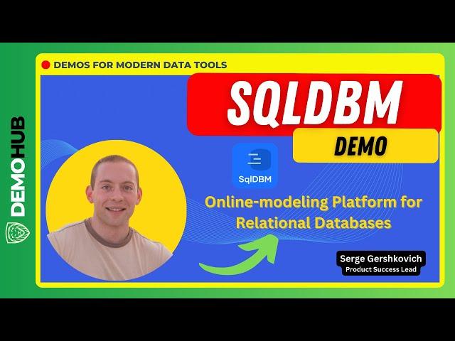 SQLDBM Demo // Modern Online-modeling & Diagramming Platform for Relational Databases | Demohub.dev