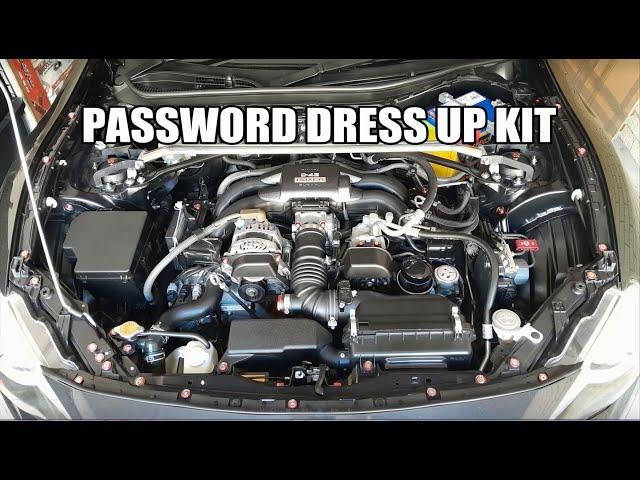 Password Engine Bay Dress up kit (Toyota 86 GTS)