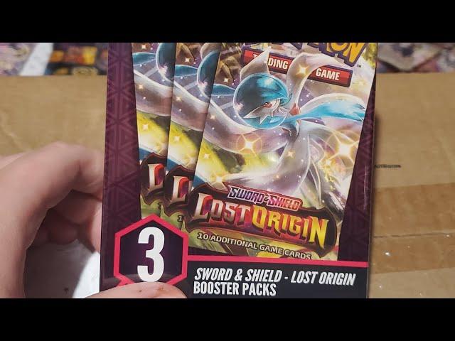 pokemon lost orgin 3 pack opening