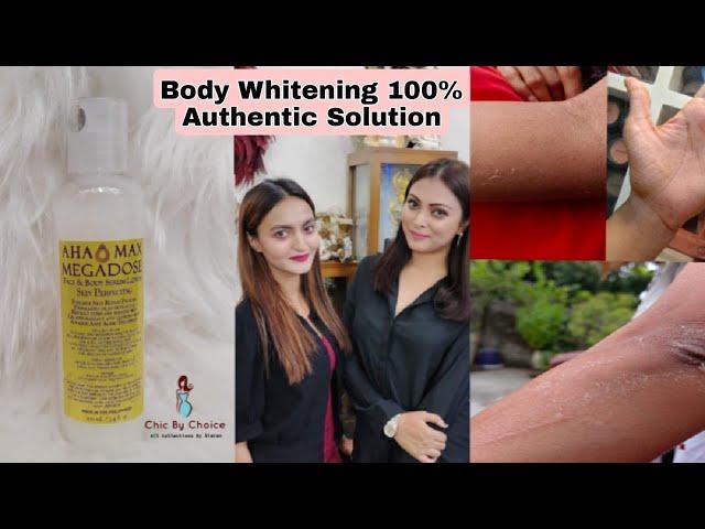 Body Whitening 100% Authentic Dr.Alvin AHA MAX Serum Lotion|শরীর ও মুখ ফর্সা |দাগ মুক্ত তক্ক |