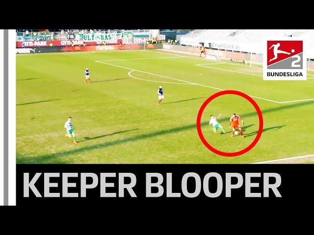 30 Metre Goal After Goalkeeper's Dribbling Backfires