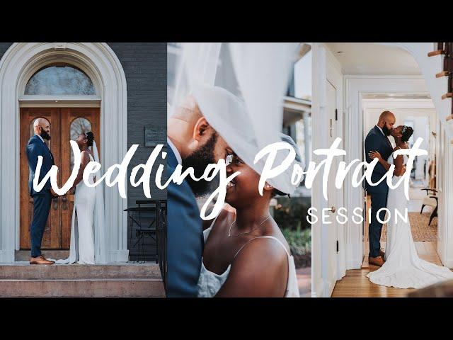 Wedding Photography Portrait Behind the Scenes | Couple Portrait Session