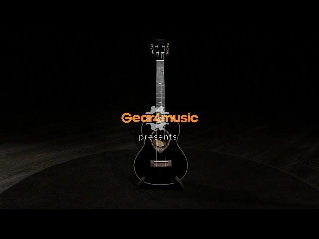 Archback Concert Ukulele by Gear4music, Black | Gear4music demo