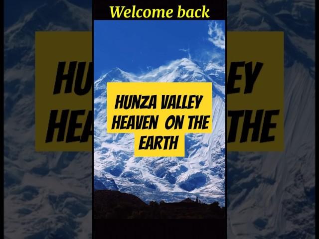 Hunza Valley Pakistan/ the Heaven on Earth#subscribe #shorts