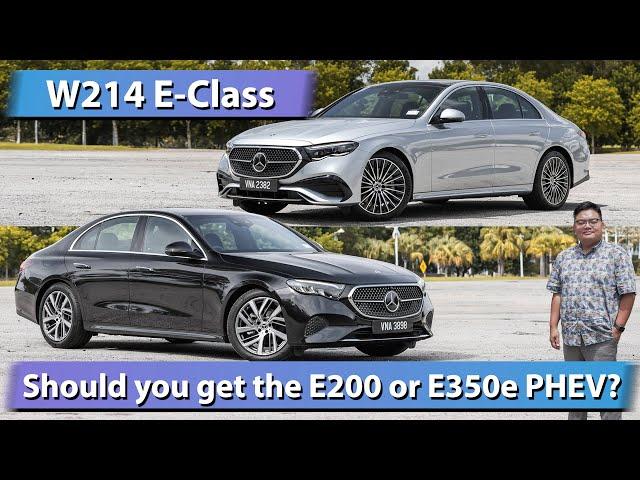 2024 W214 Mercedes-Benz E-Class review in Malaysia - E200 vs E350e PHEV