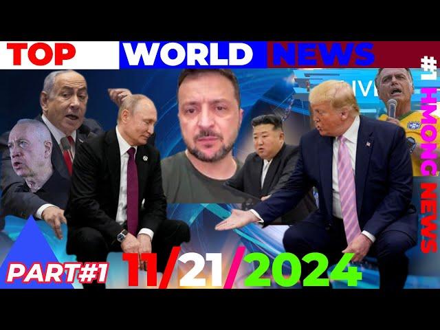 XOV XWM HMOOB#1 WORLD NEWS: 11/21/2024PUTIN TSIS KAM NRES ROG, EUROPE NPAJ TUB ROG, NTSHAI WW3