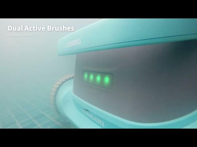 CHASING CM600 double active brush, super cleaning power, leaves no stains!