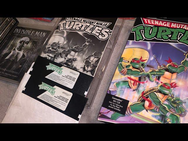 Commodore 64 Teenage Mutant Ninja Turtles By Ultra or Konami - NTSC Disk Game