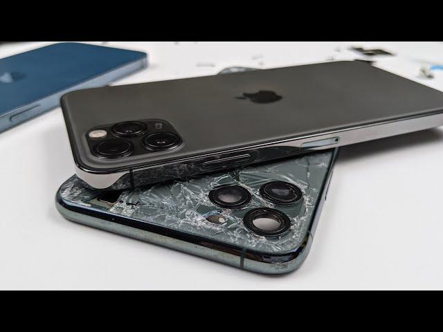 DIY iPhone 11 Pro Max Upgrade 12 Pro Max..,ASMR Restoration