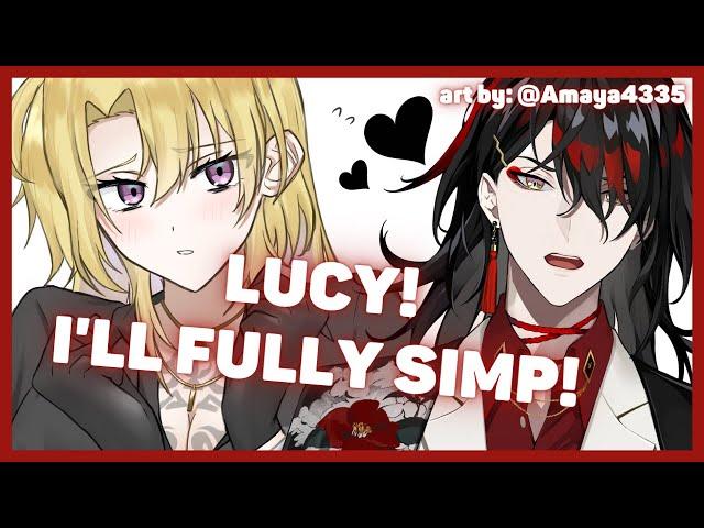 Lucy’s morning voice makes Vox SIMP【NIJISANJI EN | Luca Kaneshiro, Vox Akuma】