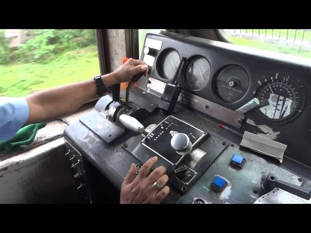 [IRFCA] Loco Pilot applies Brake, Dynamic Braking full process in WDP4 Engine