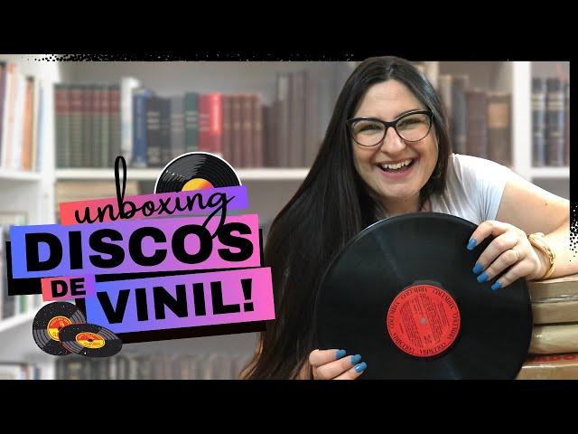 TESOUROS MUSICAIS: Unboxing de Discos de Vinil Antigos | Começando minha discoteca!