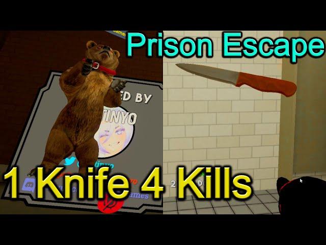 VRChat I Killed all the Guard in Prison Escape