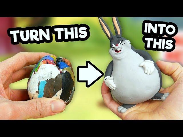 Making BIG CHUNGUS in Polymer Clay!