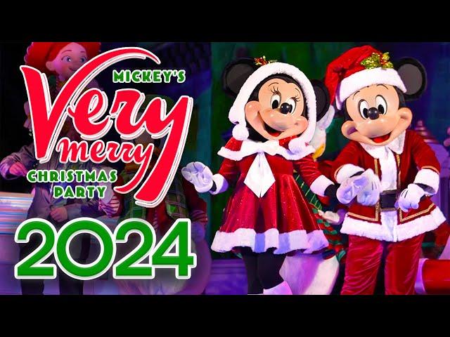 Mickey's Very Merry Christmas Party 2024 at Walt Disney World - Parade, Shows & Fireworks [4K]