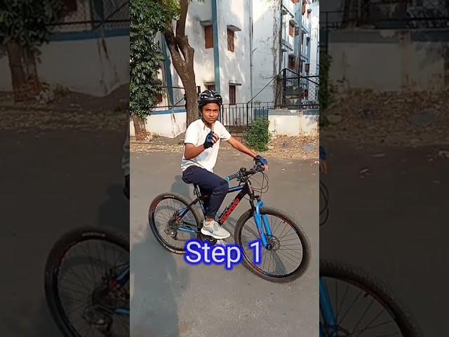 How to Rolling Stoppie in Cycle Tutorial 20 second | Subscribe For More |#shorts#cyclestunt#wheelie