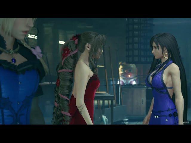 Tifa and Aerith meet for the first time - FINAL FANTASY 7 REMAKE