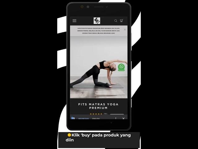 LANGKAH MUDAH BERBELANJA DI WEBSITE SFIDNFITS DI SMARTPHONE