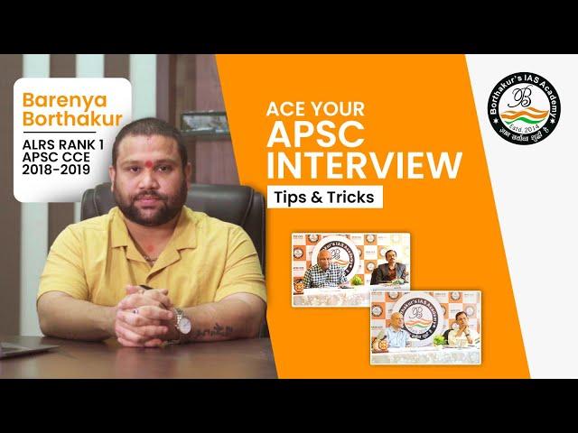 Boost Your Confidence | APSC Interview Tips & Tricks | Borthakur's IAS Academy