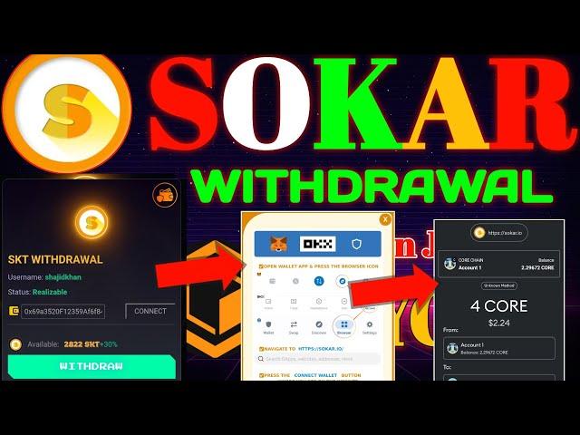 Withdraw Sokar Land. SOKAR Land kyc | SOKAR Land New Update 1jan