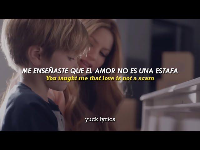 Shakira - Acróstico (English Sub + Lyrics) video oficial