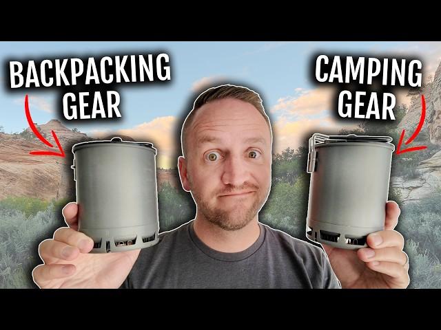 The REAL Difference Between Backpacking and Camping Gear!