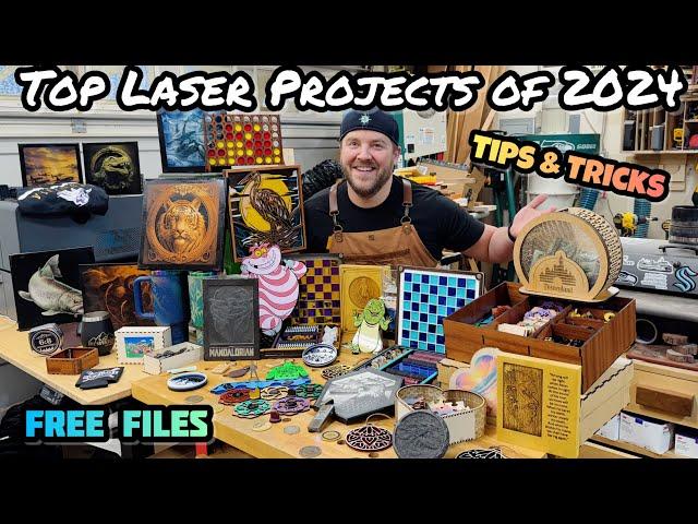 Best Laser Projects of 2024: Laser Cutter & Engraver Ideas for All Levels, Free Files, Tips & Tricks