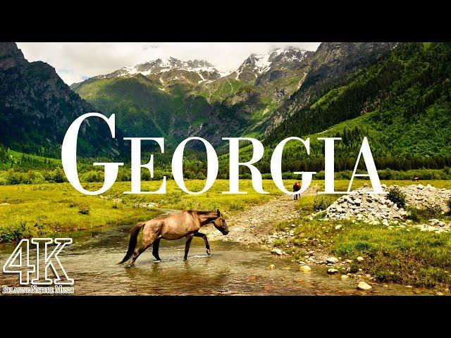 Georgia 4K Ultra HD • Stunning Footage Georgia | Relaxation Film With Calming Music | 4k Videos