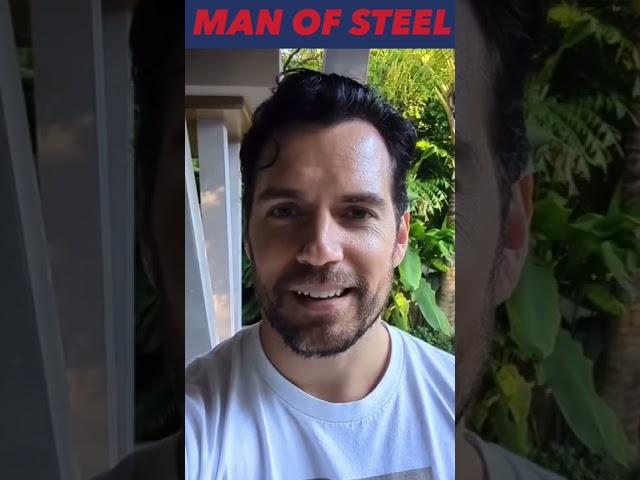 CONFIRMED— Henry Cavill IS Man of Steel #shorts