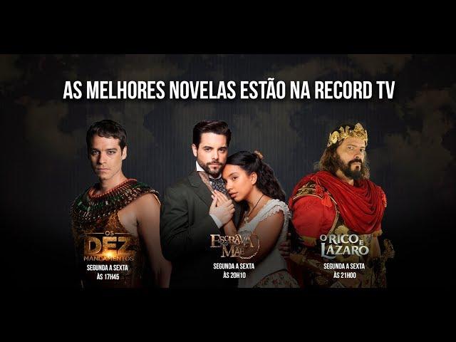 As melhores novelas é na Record TV Cabo Verde