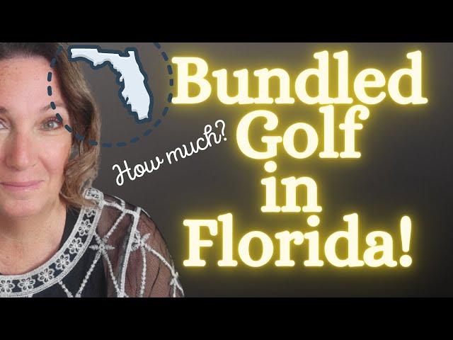 PROs and CONS  in a Bundled Golf Community!