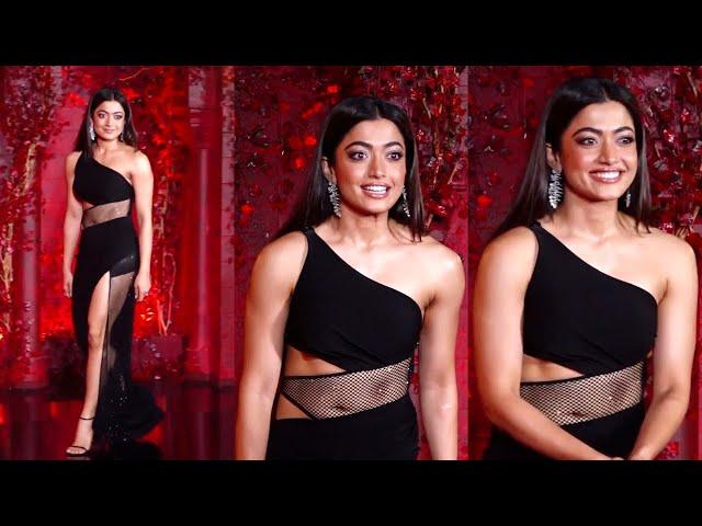 Rashmika Mandanna Cute Visuals at Karan Johar's 50th Birthday Bash | Filmyfocus.com