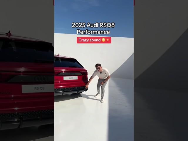 2025 Audi RSQ8 Performance Crazy sound 